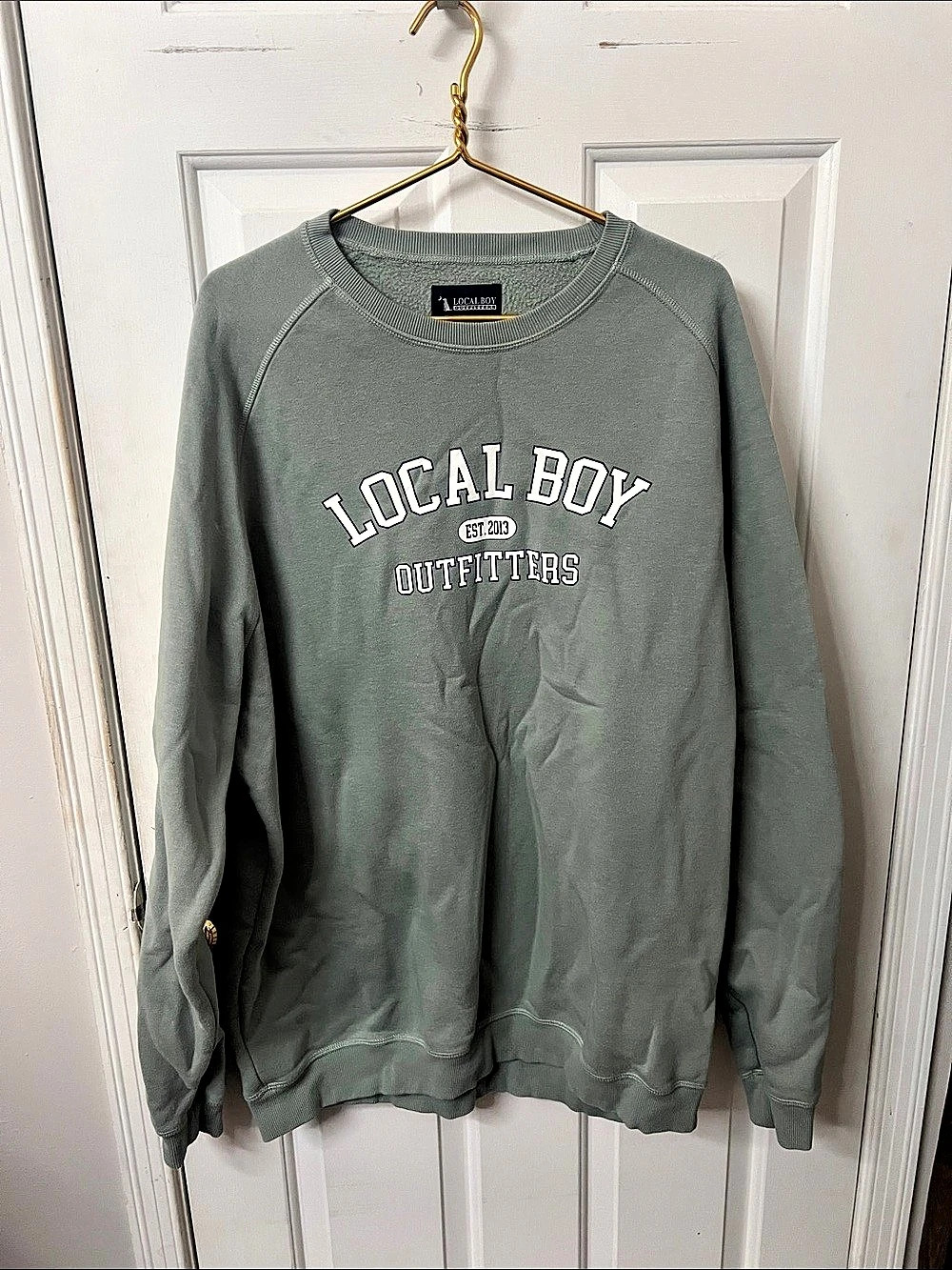 Local Boy Outfitters Graphic Sweatshirt in Green Size 2XL